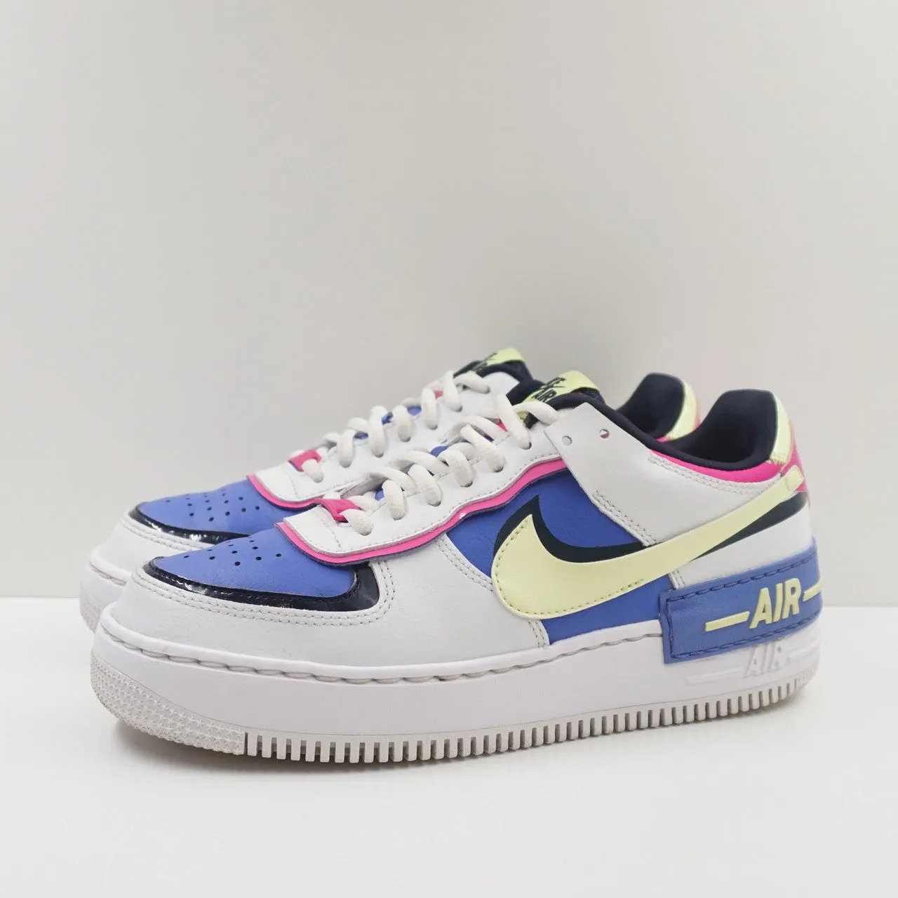 Nike Air Force 1 Low Shadow White Sapphire Barely Volt (W)