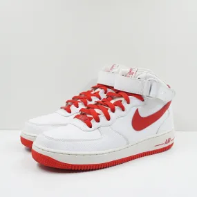 Nike Air Force 1 Mid '07 White Varsity Red