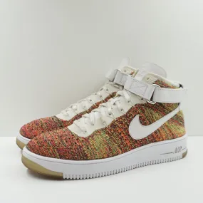 Nike Air Force 1 Mid Flyknit Multi-Color White