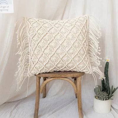 Nordic Knitted Tassel Crocheted Decorative Pillows