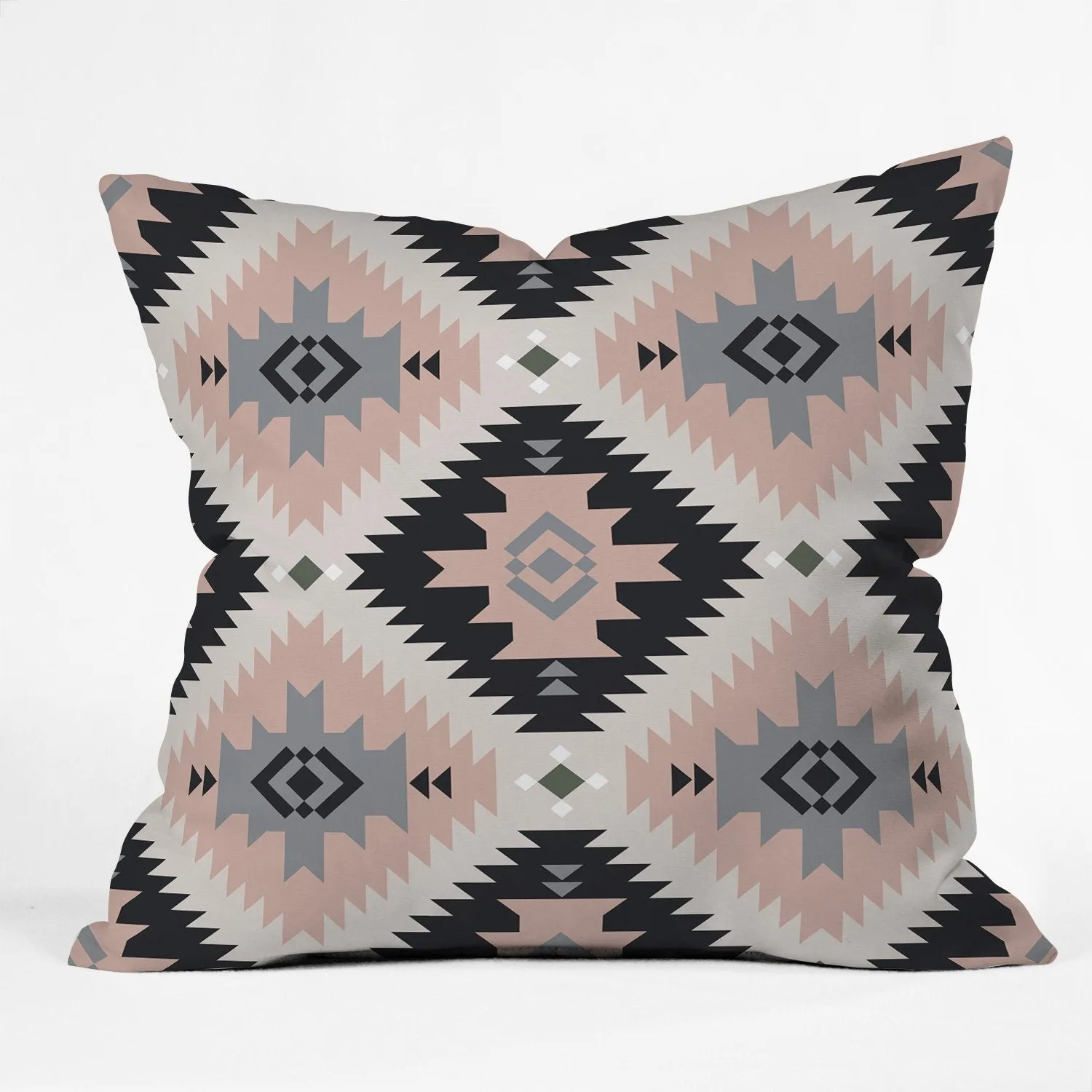 Ole Cornerstone Aztec Print Indoor / Outdoor Throw Pillows (DS)