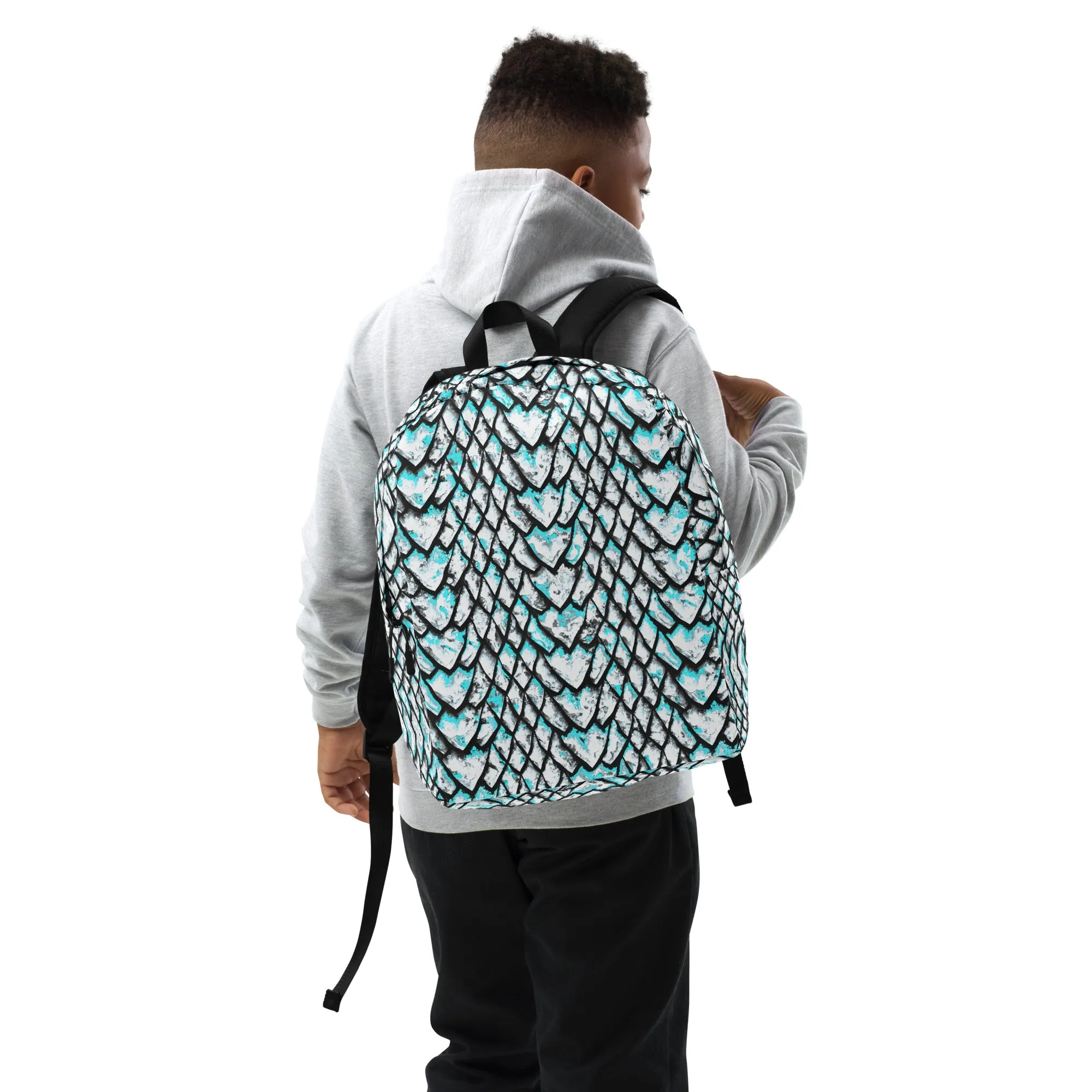 Opal Dragon Scale Minimalist Backpack