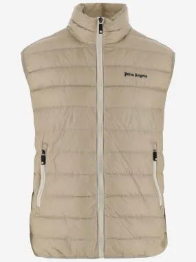 Palm Angels    Palm Angels Padded Nylon Vest With Logo