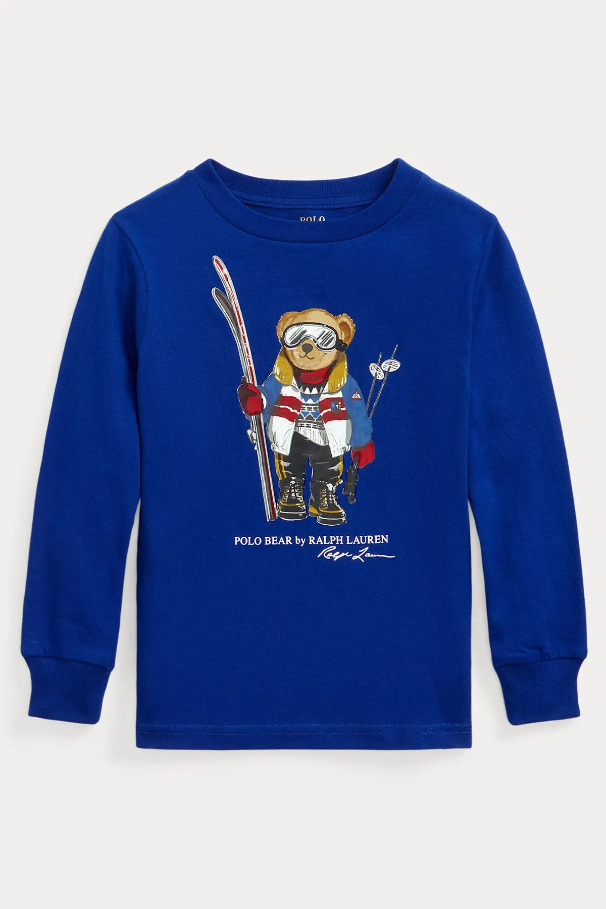 Polo Ralph Lauren Kids 5-6 Ya Erkek ocuk Polo Bear T-shirt