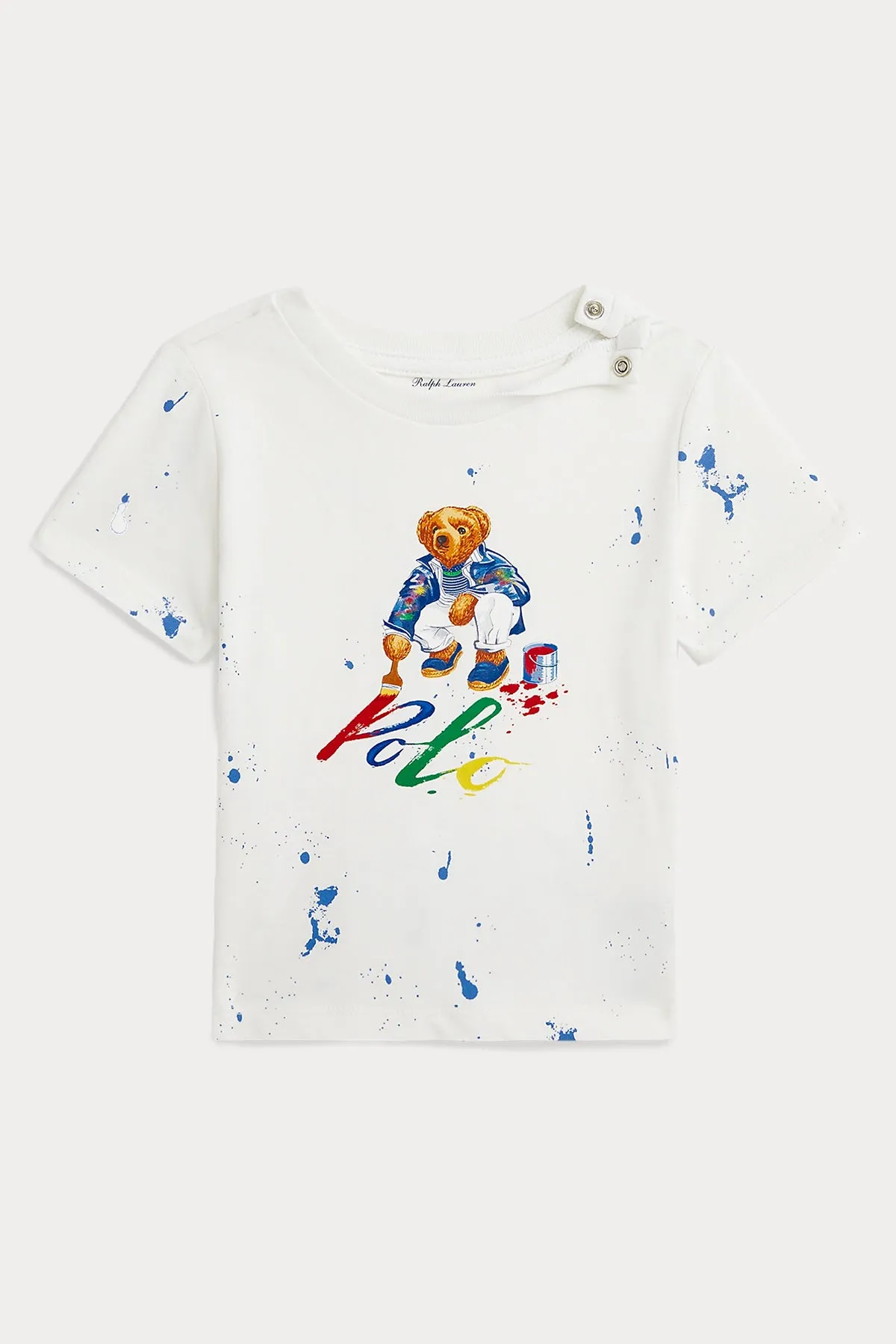 Polo Ralph Lauren Kids 9-24 Aylk Unisex Bebek Polo Bear T-shirt