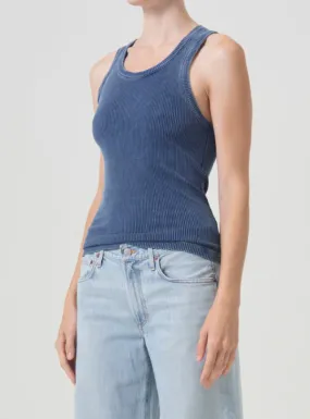 Poppy Tank - Indigo