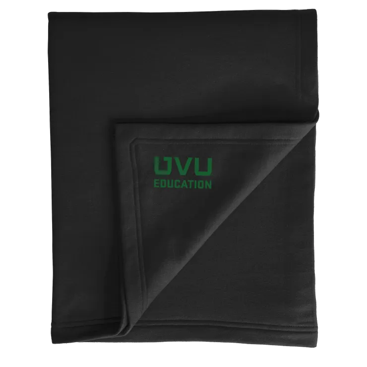 Port & Company Core Fleece Sweatshirt Blanket- UVU Education