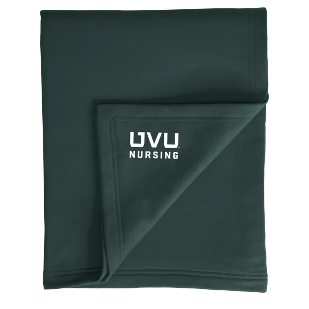 Port & Company Core Fleece Sweatshirt Blanket- UVU Nursing