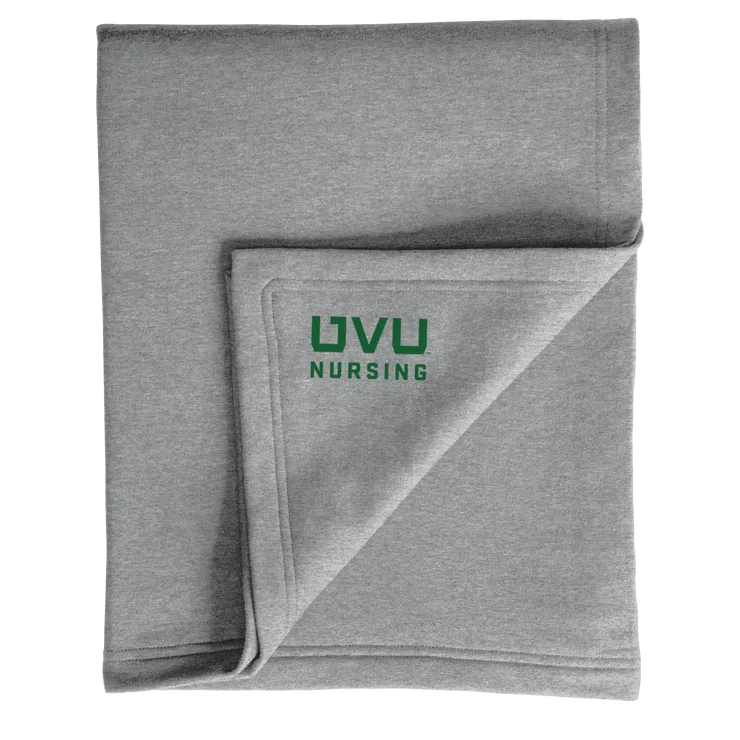 Port & Company Core Fleece Sweatshirt Blanket- UVU Nursing