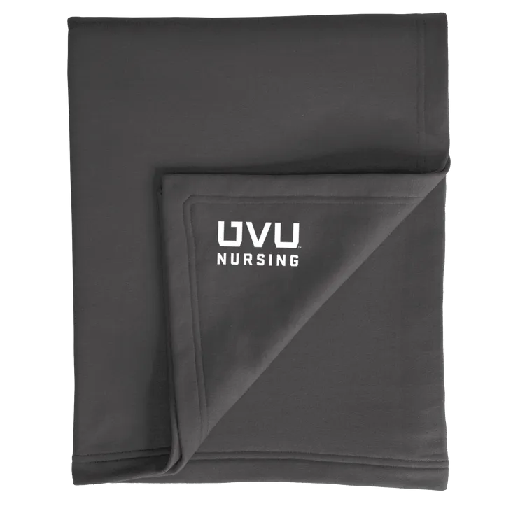 Port & Company Core Fleece Sweatshirt Blanket- UVU Nursing