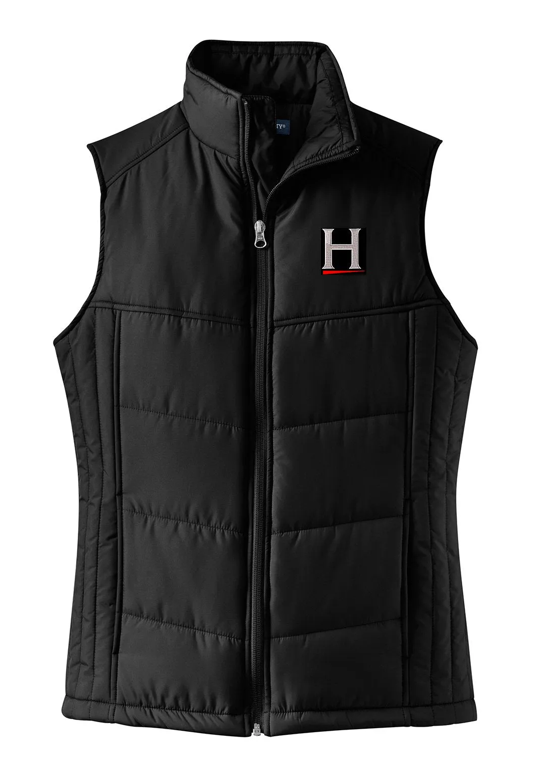 Port Authority Ladies Puffy Vest L709 Black/Black [Horton Group]