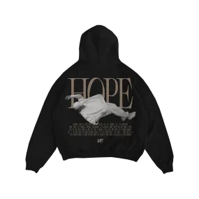 Premium Heavyweight Black HOPE Hoodie