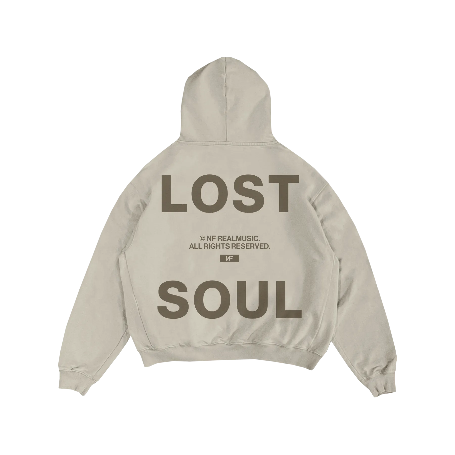 Premium Heavyweight Ivory LOST SOUL Hoodie