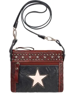 Product Name:  American West Women's Navy Star Crossbody Bag