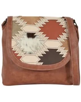 Product Name:  Catchfly Women's Brindle Inlay Crossbody Bag