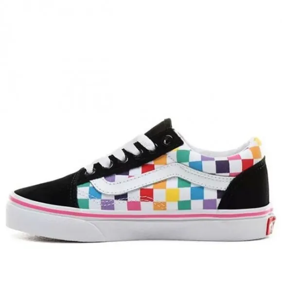 (PS) Vans Old Skool Little 'Rainbow Checkerboard'