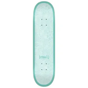 Real Skateboards Renewal Edition Skate Deck Green  Comes with a sheet of FREE grip tape