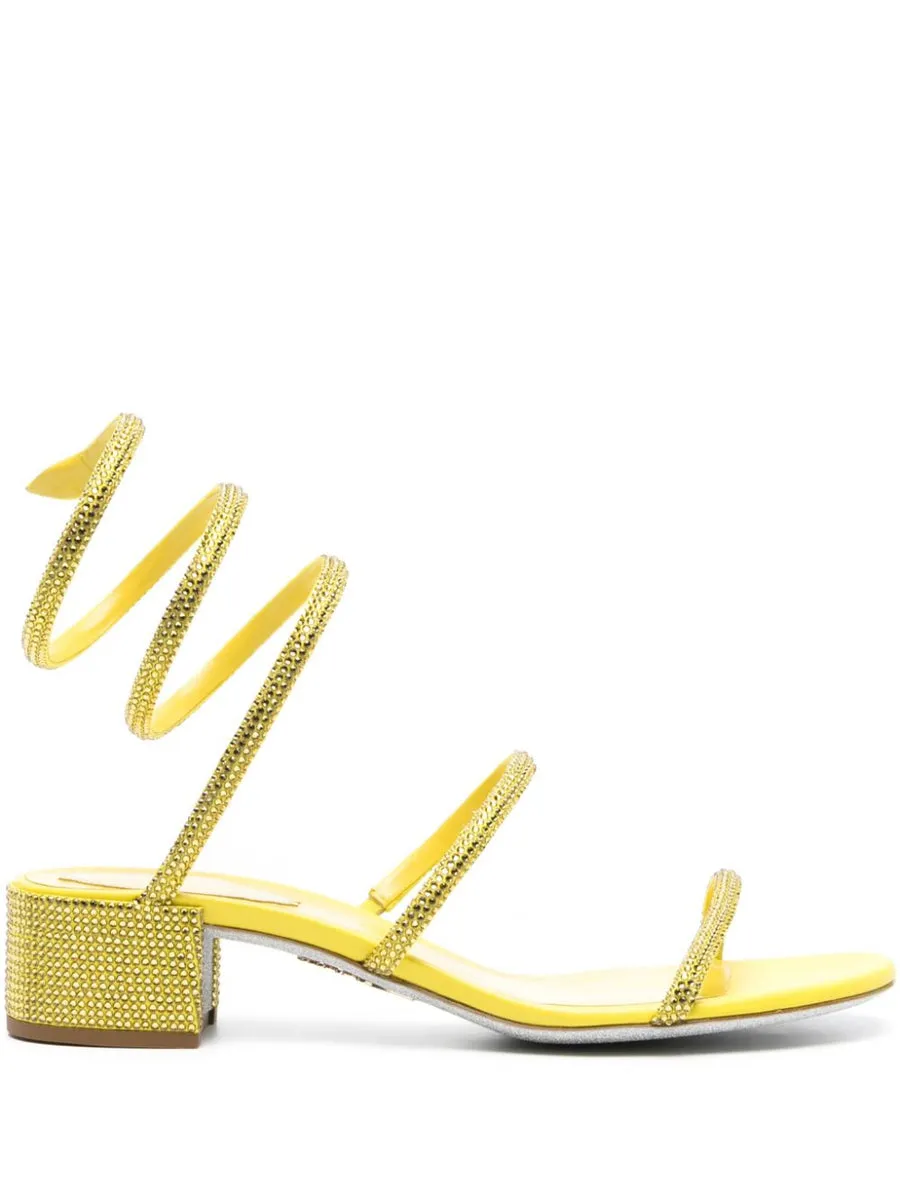 Rene' Caovilla    Rene' Caovilla Cloe Satin Sandals