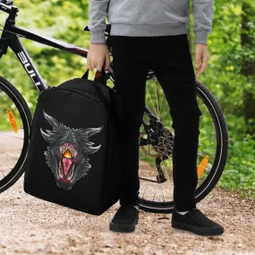 Roaring Black Dragon Minimalist Backpack