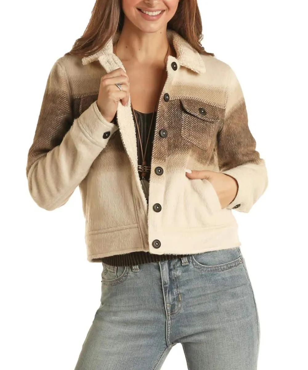 Rock & Roll Cowgirl Women's Sherpa Jacket