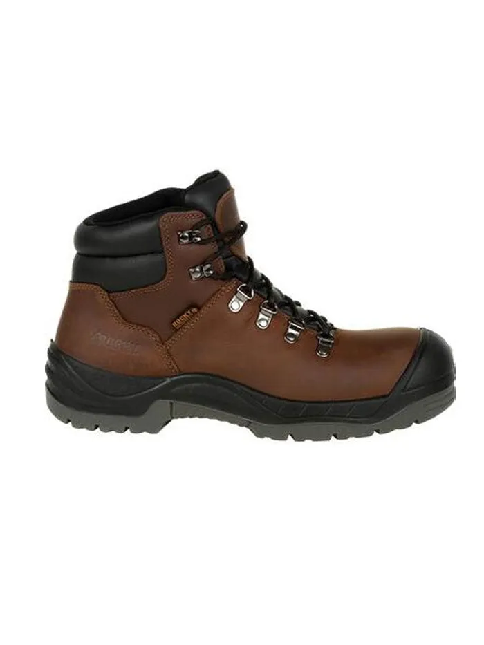 Rocky RKK0245 Mens Worksmart Composite Toe Waterproof Work Boot Brown