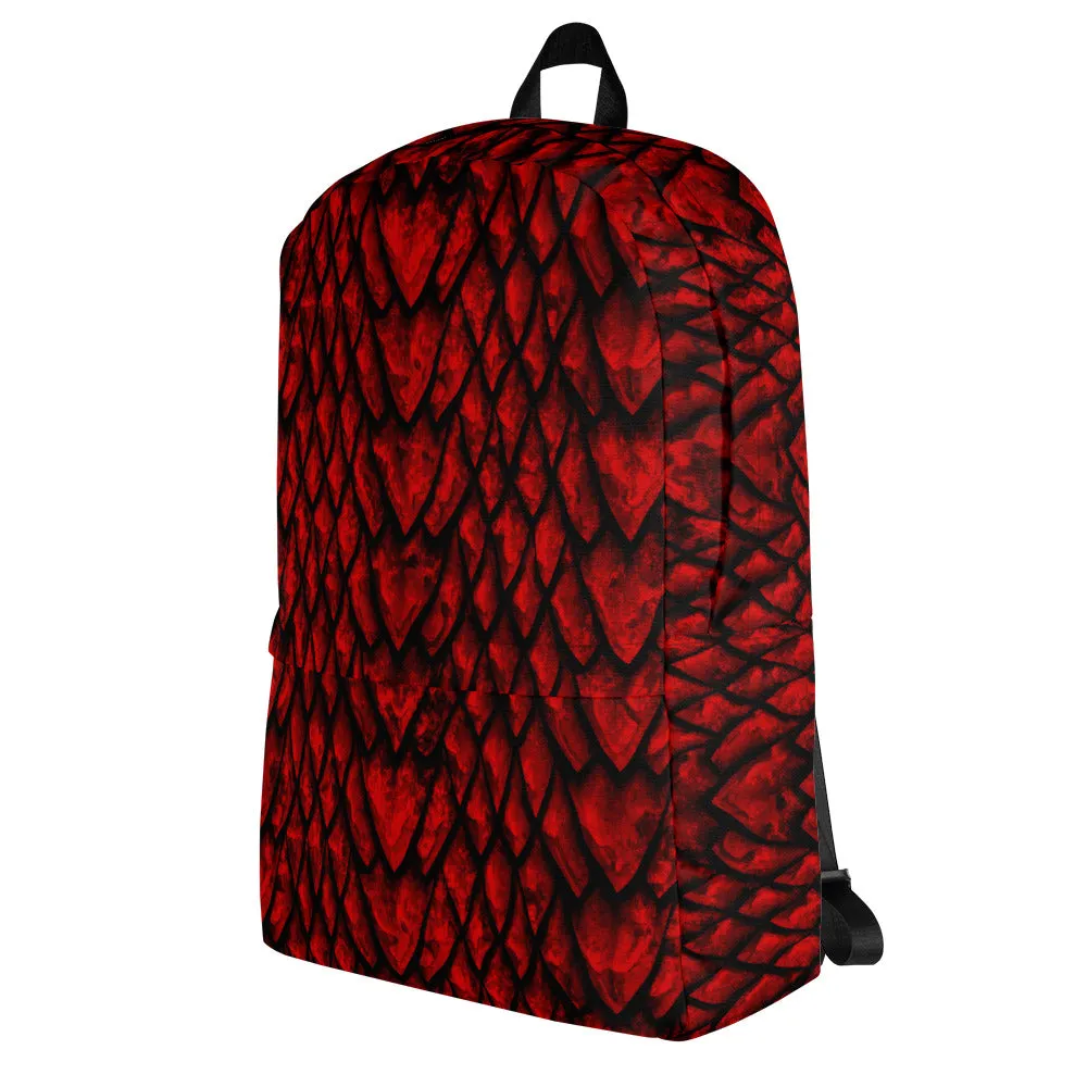 Ruby Dragon Scale Backpack