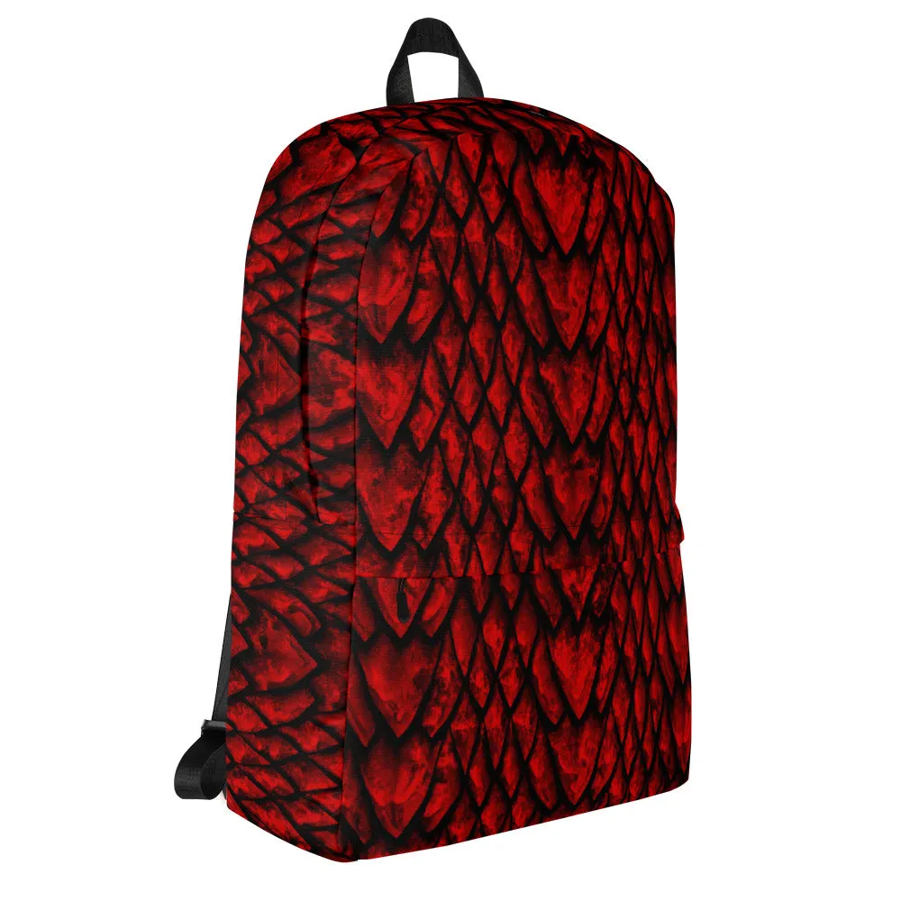 Ruby Dragon Scale Backpack