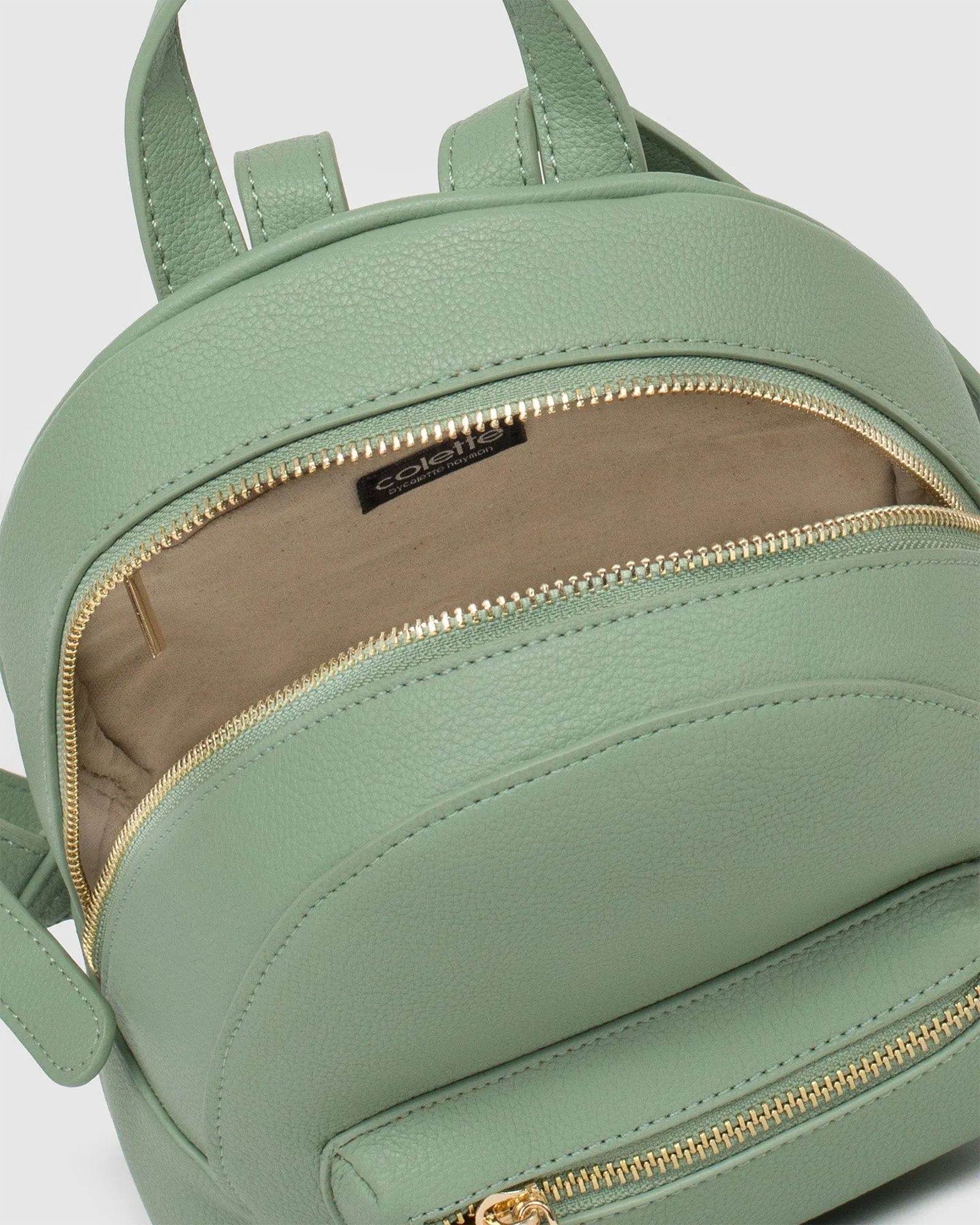 Sage Green Bridget Pocket Backpack