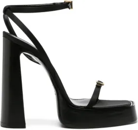 Saint Laurent Platz 105mm platform sandals Black