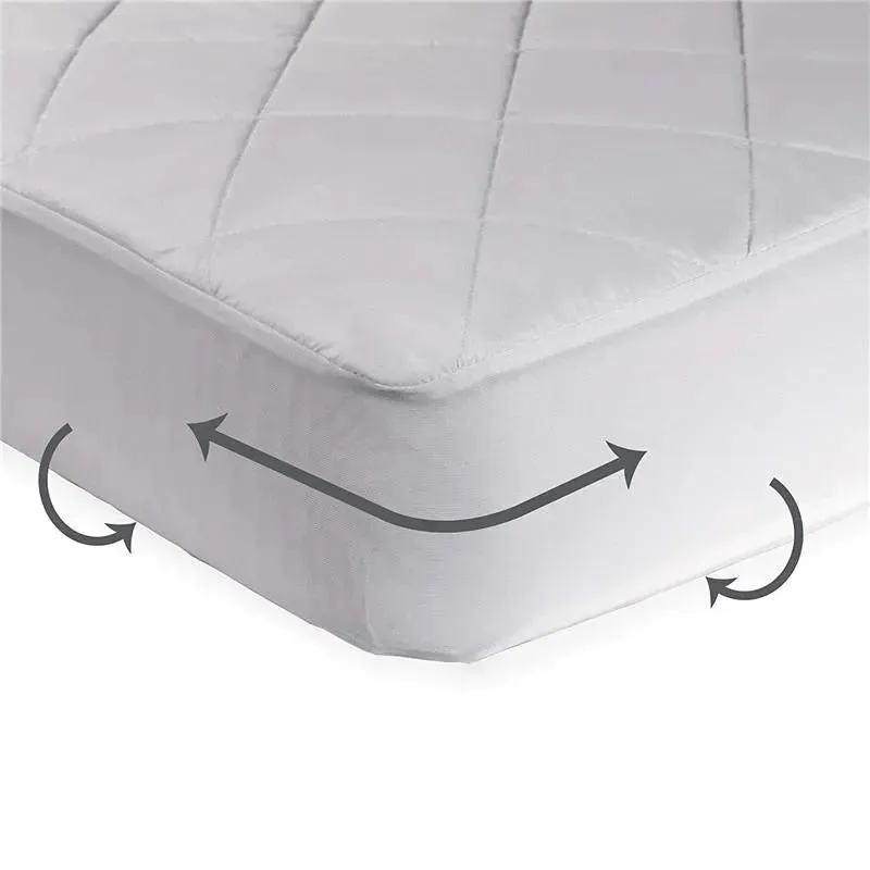 Sealy Cool Comfort Fitted Crib Mattress Pad/Protector Waterproof