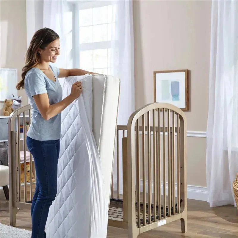 Sealy Naturals Cotton Crib Mattress Pad