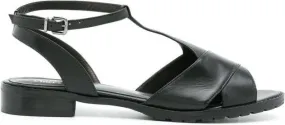 Studio Chofakian Studio 90 leather sandals Black