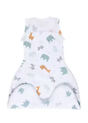 Swaddle to Sleep Baby Sleeping Bag 2.5 Tog 0 - 4 Months - Animal Safari by Purflo | Kaleidoscope