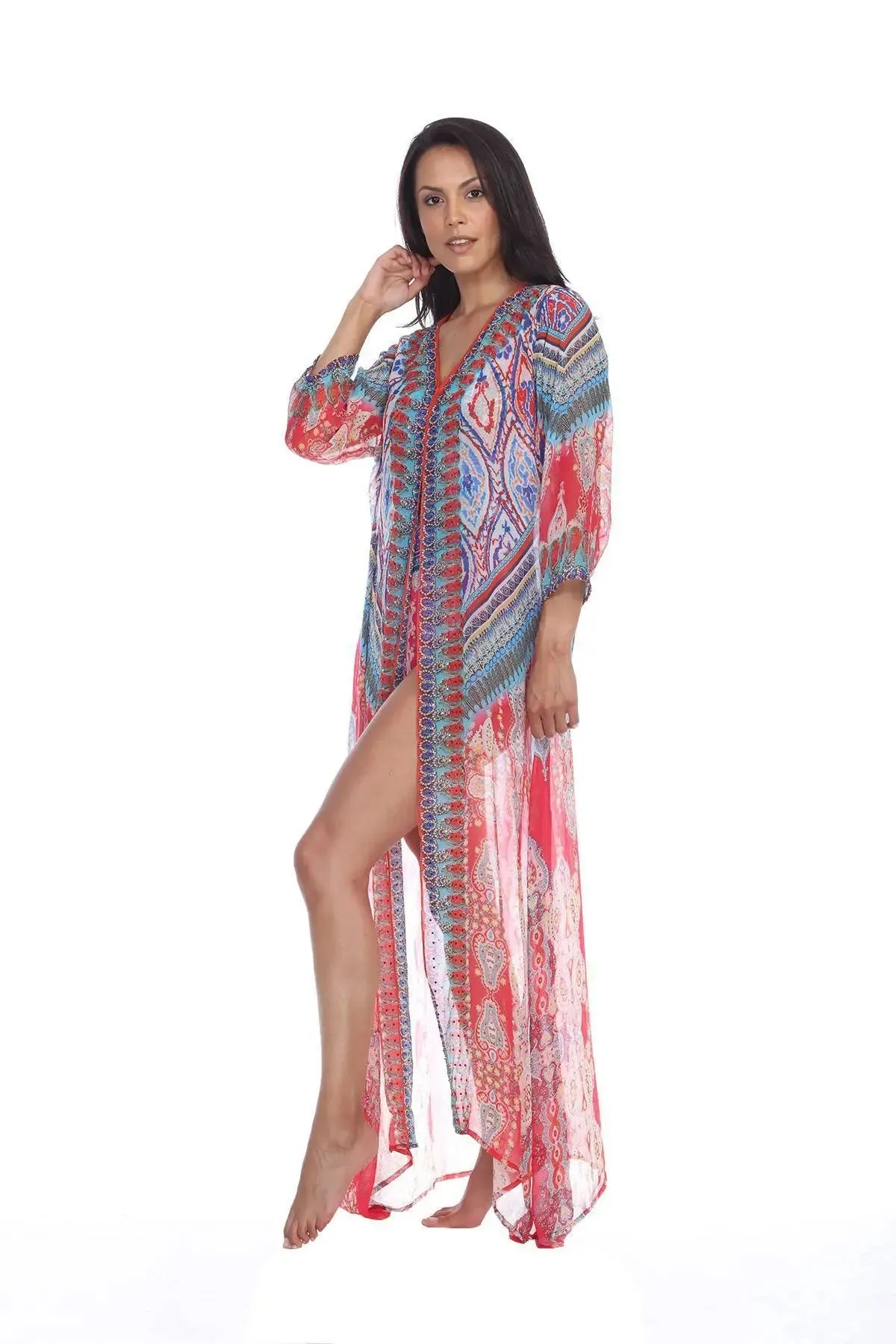 Swimwear & Beach Wear Cardigan Kimonos | Beach Clothing and Summer Dresses for Women | Beach & Swimsuit Cover-Ups