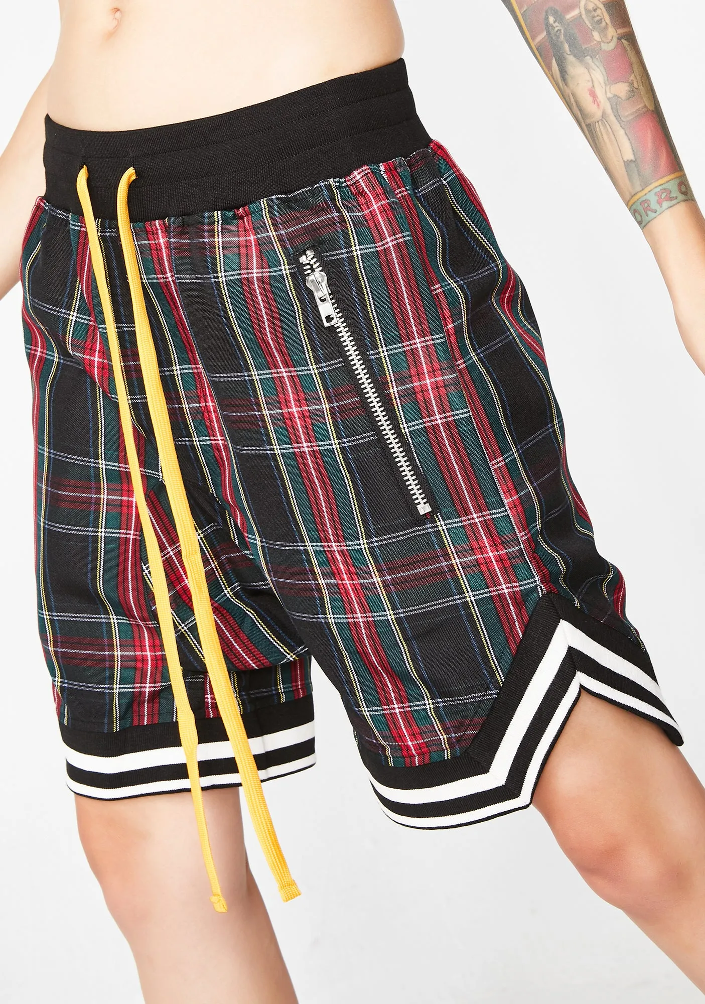 Tartan Plaid Shorts-