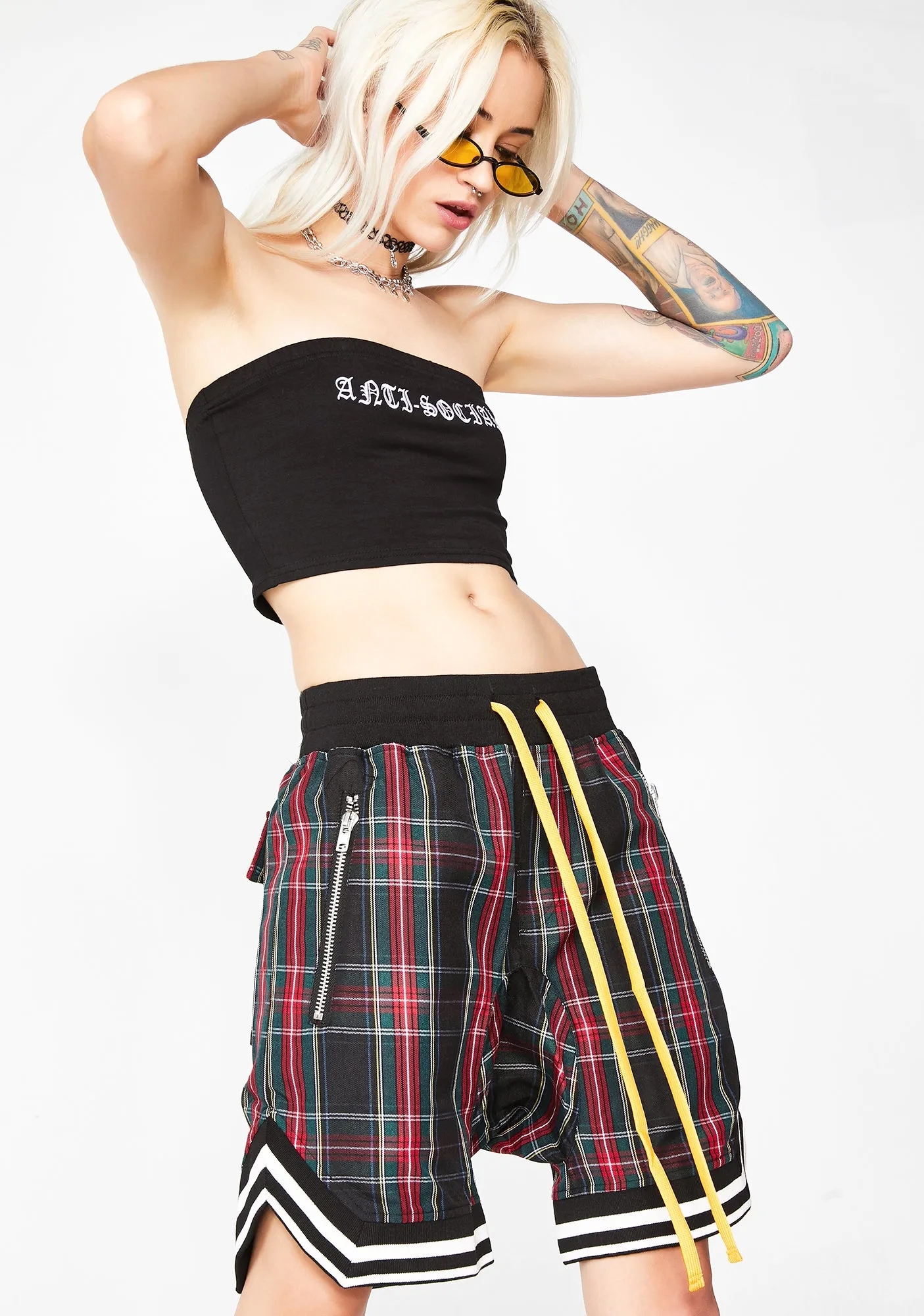 Tartan Plaid Shorts-