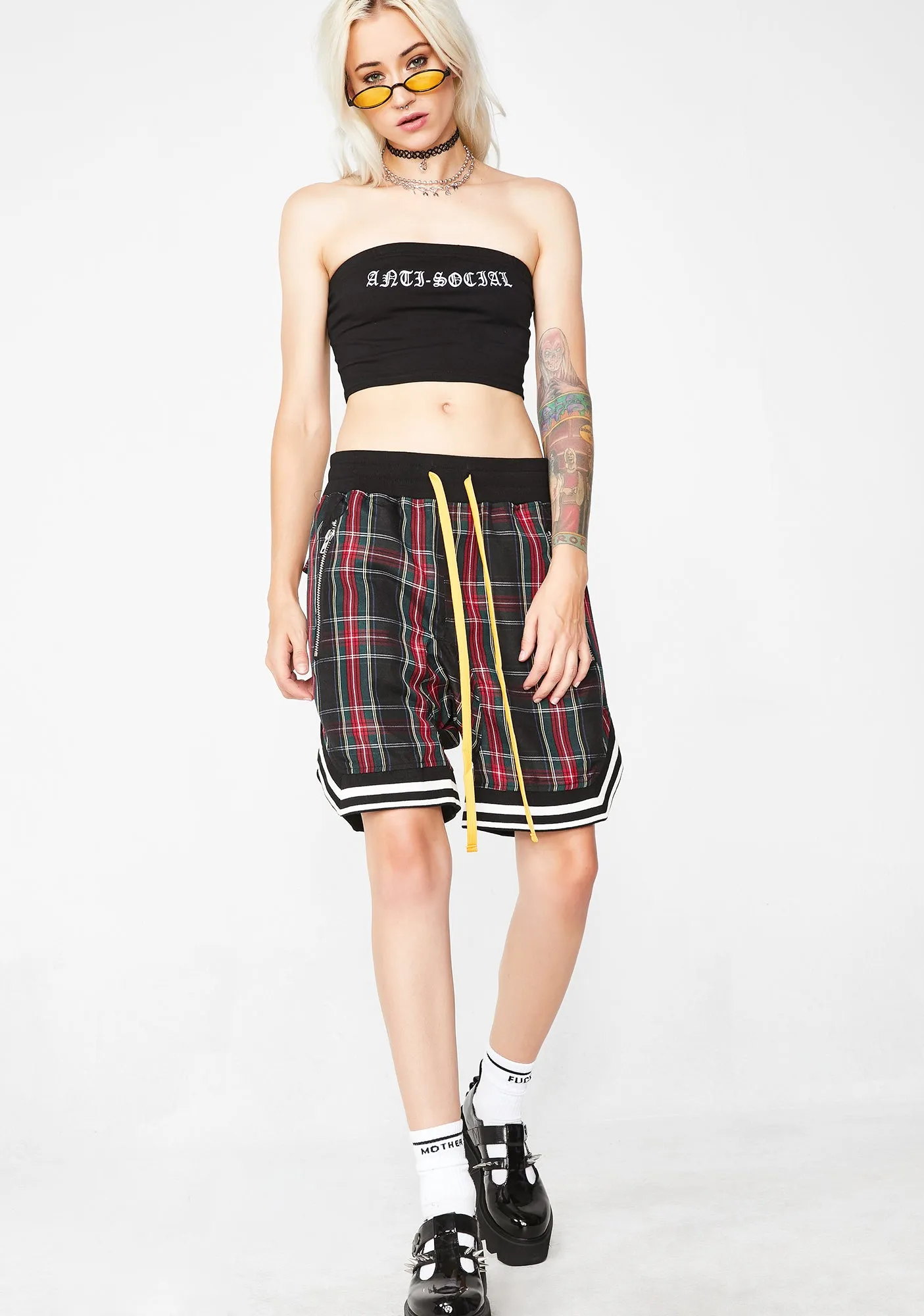 Tartan Plaid Shorts-