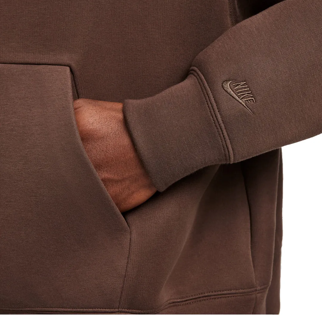 TECH REIMAGINED FLEECE HOODIE BROWN