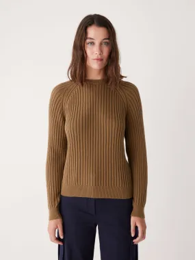 The Ara Seacell Sweater in Amber Brown