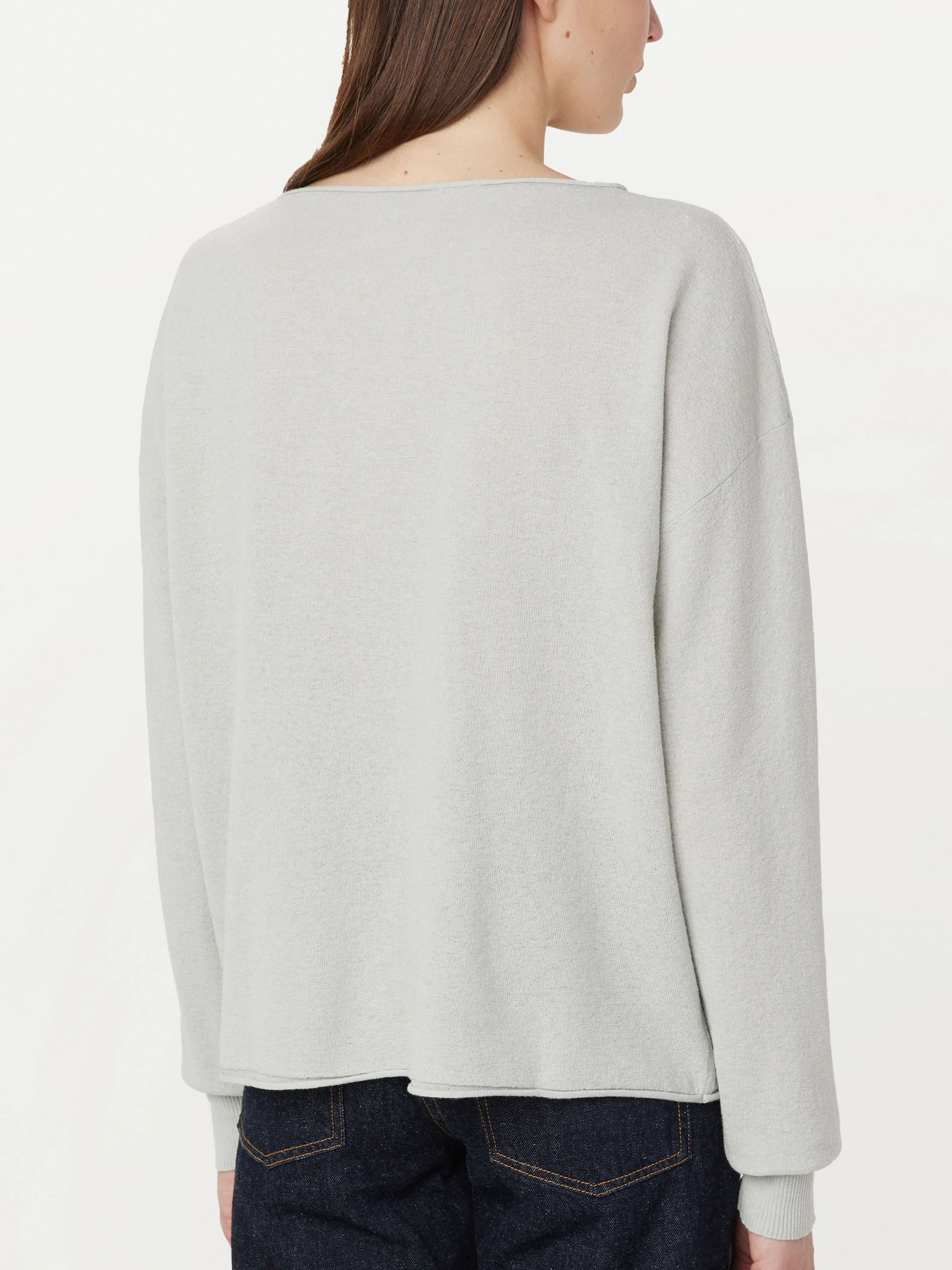 The Lightweight Crewneck Sweater in Wasabi