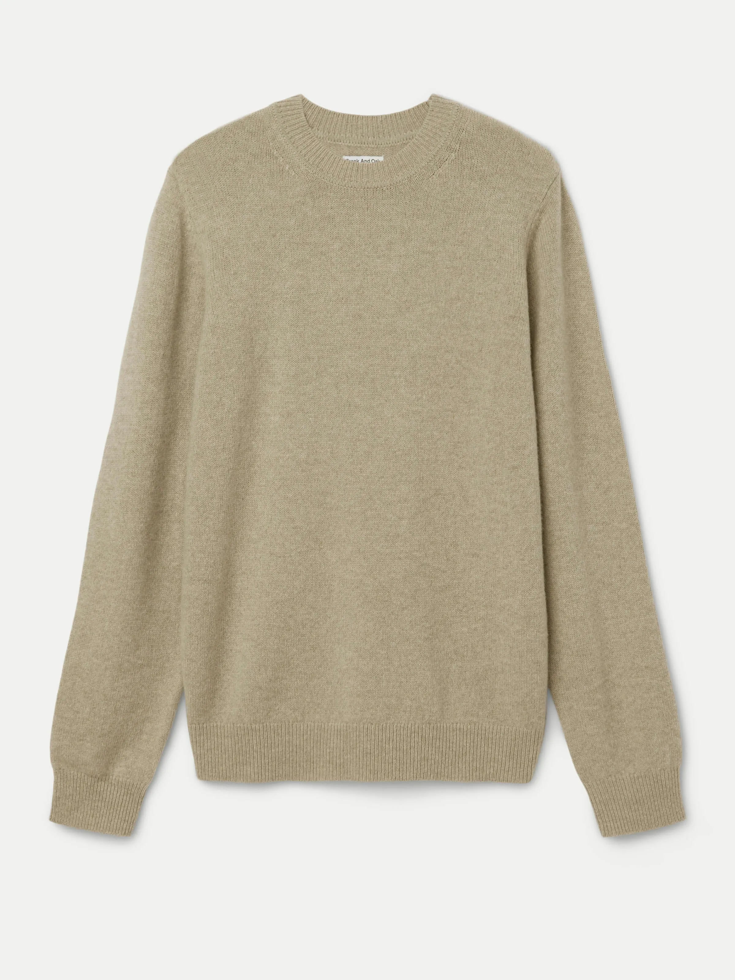 The Yak Wool Crewneck Sweater in Marsh Green