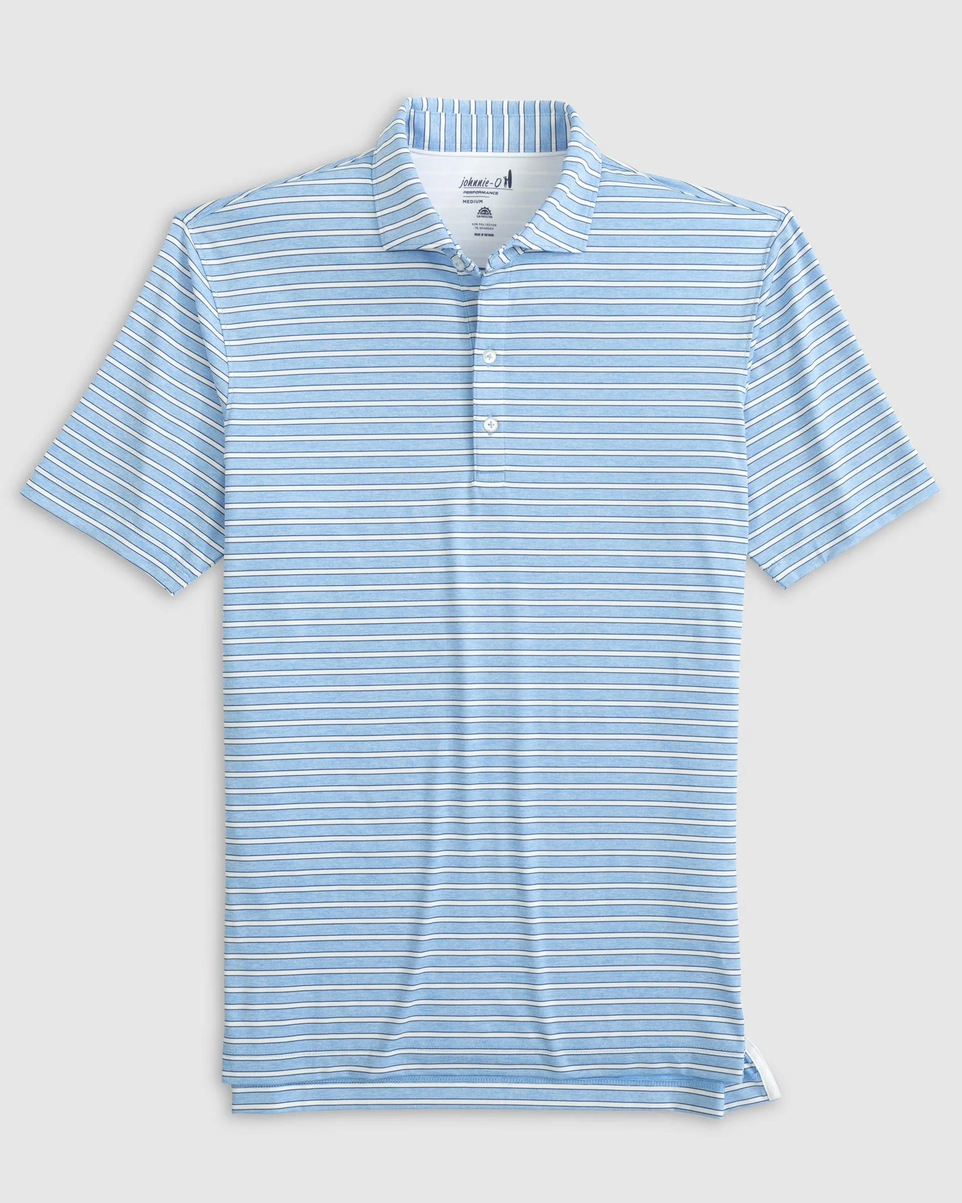 Thorton Striped Jersey Performance Polo