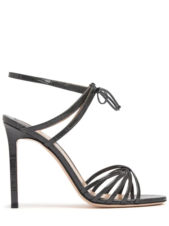 Tom Ford   105mm Angelica croc embossed sandals 