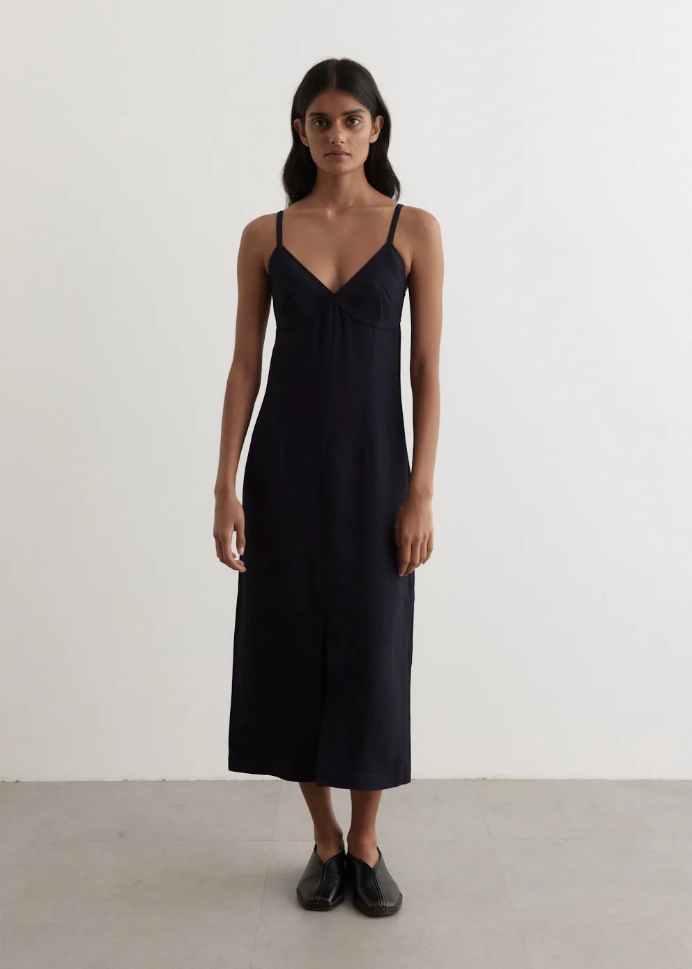 Toteme -  Front-Split Crepe Cami Dress - Dress