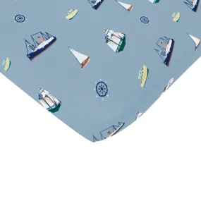 Twin Sheet in Vintage Boats