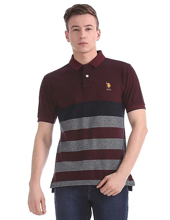 U.S. Polo Assn. Regular Fit Two Tone Polo Shirt