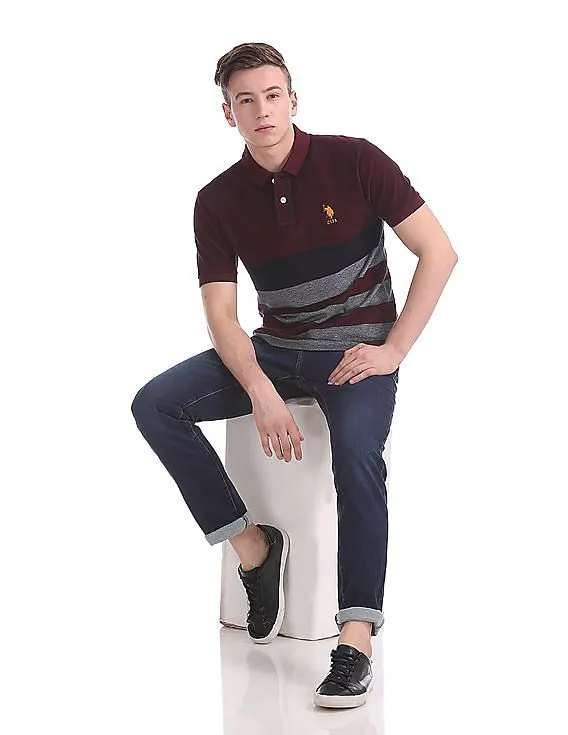 U.S. Polo Assn. Regular Fit Two Tone Polo Shirt