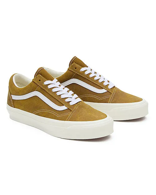 VANS Old Skool 36 Lx Wax Mbrwn (lx Wax Leather Golden Brown) Unisex Brown