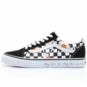 Vans old skool love me love me not daisy true white vn0a5krfb0b1