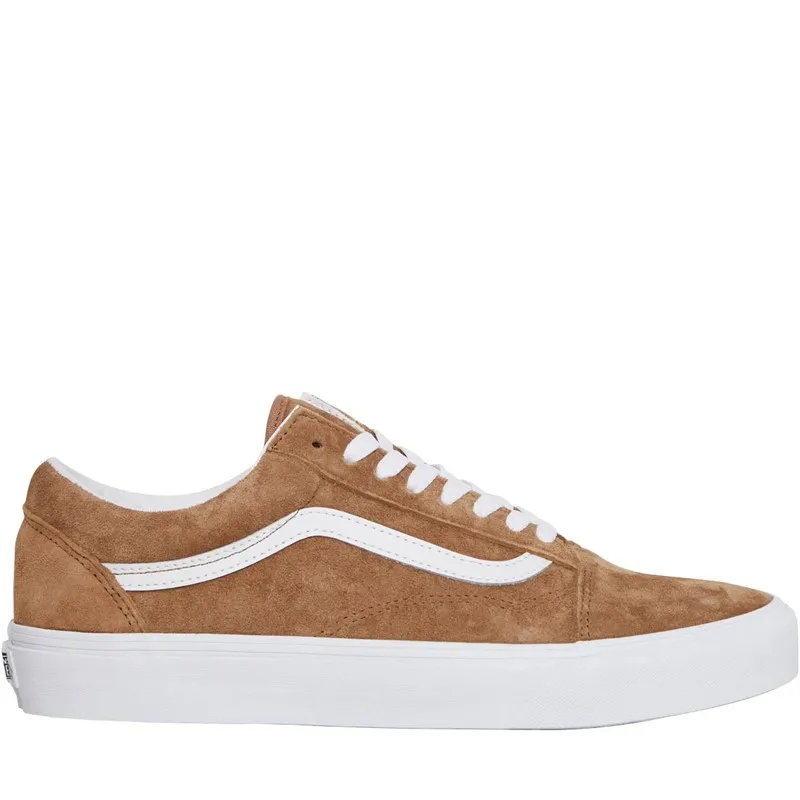 Vans Old Skool Pig Suede Trainers Tobacco Brown